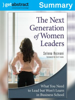 cover image of The Next Generation of Women Leaders (Summary)
